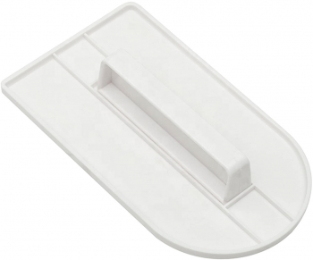 Spatula pentru decorarea prajiturilor/produselor de patiserie Zola® din plastic alba cu maner 14.5x8 cm 