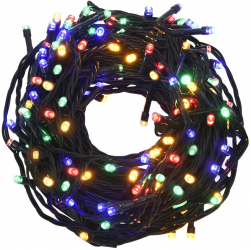 vidaXL Instalatie cu 1000 LED-uri multicolor 100 m PVC 