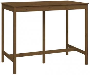 vidaXL Masa de bar maro miere 140x80x110 cm lemn masiv de pin 