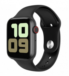 Ceas Smartwatch Techstar® W34S Negru 1.54 inch HD IPS Monitorizare Cardiaca Electrodiagrama ECG Sedentary 