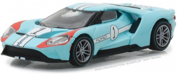 Macheta auto 2017 Ford GT 1966 1 Ford GT40 Mk II Tribute Solid Pack - Ford GT Racing Heritage Series 1 1 64