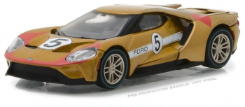 Macheta auto 2017 Ford GT 1966 5 Ford GT40 Mk II Tribute Solid Pack - Ford GT Racing Heritage Series 1 1 64 