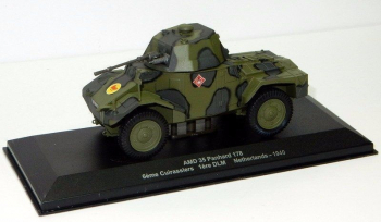 Macheta auto AMD 35 Panhard 178 6eme Cuirassiers 1ere DLM WWII Collection by EAGLEMOSS 1 43 