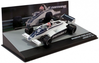 Macheta auto BRABHAM FORD BT49C 5 NELSON PIQUET P1 GERMAN GP 1981 1 43 