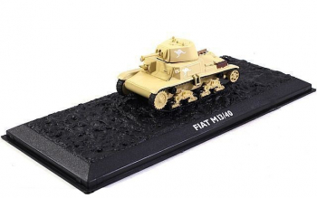 Macheta auto Fiat Ansaldo M13 - 40 Italian Army El Alamein 1942 Atlas Editions 1 72
