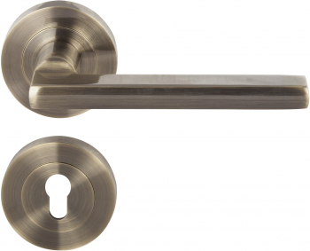 Maner Electra cu rozeta Evotools pentru cilindru antic bronz 