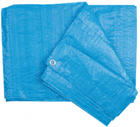 Prelata cu Inele Latime 4m Lungime 5m Greutate 90g/mp Culoare Albastru 