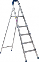 Scara metalica EVOTOOLS 647627 1.65 m inaltime 4 trepte