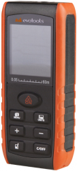 Telemetru laser Evotools 679091 60 m 690 nm dioda laser &plusmn 2 mm precizie + husa protectie 