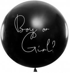 Balon confetti Gender reveal & Baiat sau Fetita - Boy or Girl& Gonga® Girl