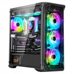 Desktop PC Ryzen 5 5600X pana la 4.6 Ghz 32GB DDR4 ssd 1TB nvme RTX 3050 8 GB DDR6 128 bit sursa 550w 