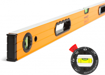 Hidrometru - cu bule rotative 1000 x 60 x 25 mm 