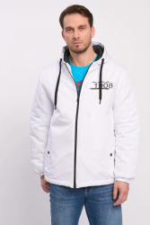 Jacheta barbat cu imprimeu Marime M Culoare WHITE LEE COOPER 