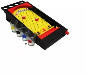 Joc Pinball cu pahare pentru shoturi Gonga® Galben 
