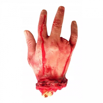 Mana artificiala horror fara un deget Halloween Gonga® Rosu 