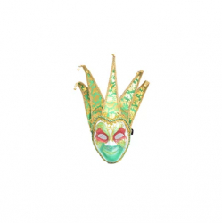 Masca carnaval venetian Verde 