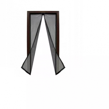 Plasa usa cu inchidere magnetica pentru insecte dimensiuni 100x210cm Gonga® Negru 