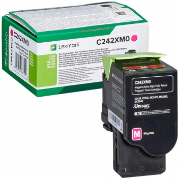 Toner Lexmark C242XM0 Magenta 3500Pag 