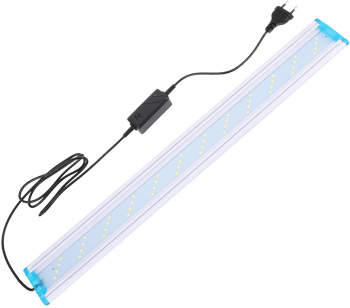 Lampa LED pentru acvariu Zola® 36 LED-uri 230V lumina 7000K si 10000K 12W 42x7.5x6 cm alb/albastru 