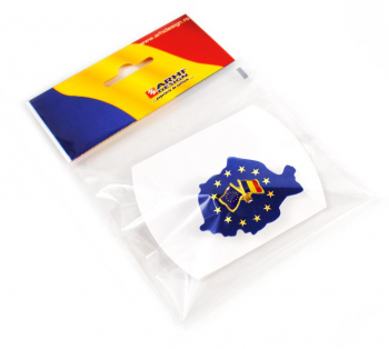 Insigna pin steag Romania si UE 