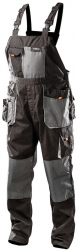 Pantaloni de lucru cu pieptar marimea M/50 Neo Tools