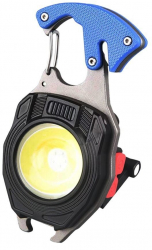 Lanterna de buzunar EDC Zola® multifunctionala cu magnet bricheta srurubelnite cutter fluier desfacator bere si carabina incar 