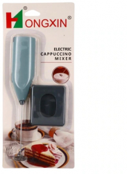 Mixer electric cu suport pentru spumat lapte cappucino cafea fara fir gri 