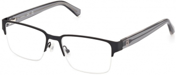 Rama ochelari de vedere Barbati Guess GU50095-009-53 Gri Rectangular 53 mm 