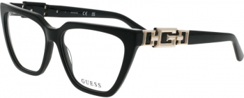 Rama ochelari de vedere Femei Guess GU2985-001-54 Negru Fluture 54 mm 