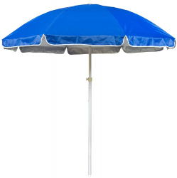 Umbrela pentru plaja Zola® albastra cu aluminiu diametru 200 cm 