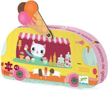 Puzzle Djeco - Masina de inghetata