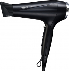 Uscator de par Zilan ZLN9389 2200W 2 trepte de viteza 3 trepte de temperatura cu aer cald si rece Negru