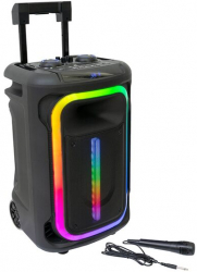 Boxa portabila 120 W Bluetooth USB microSD AUX 1 intrare chitara si 2 intrari microfon 