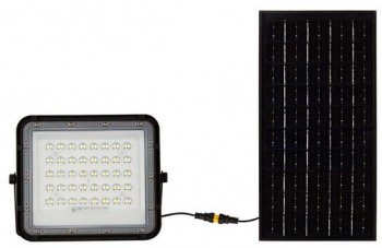 Proiector led cu incarcare solara 10 W 800 lm 6400K IP65 Aluminiu 