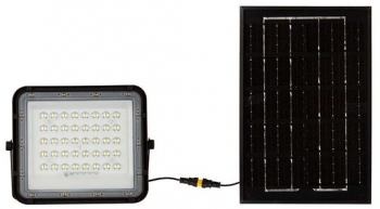 Proiector led cu incarcare solara 6W 400 lm 6400K IP65 Aluminiu 