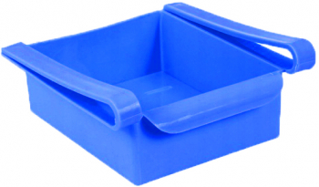 Cutie depozitare universale pentru frigider Zola cu prindere 16x15x7cm albastru