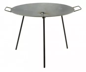 Disc pentru gratar metalic   cu picioare si agatator 48.7x32  cm Perfect Home  