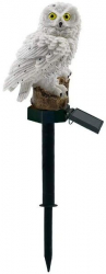 Lampa solara LED Model Bufnita Alba IP 67 43 cm 