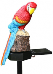 Lampa solara LED Model Papagal Multicolor IP 67 41 cm
