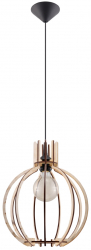 Lampa suspendata ARANCIA din lemn natural 