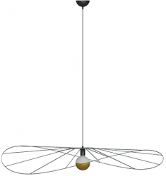 Lampa suspendata ESKOLA 110 negru 