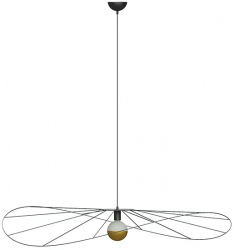 Lampa suspendata ESKOLA 140 negru 