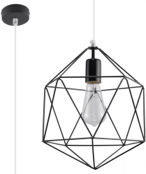 Lampa suspendata GASPARE negru 