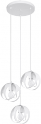 Lampa suspendata TULOS 3P alb 