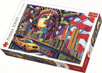 PUZZLE TREFL 1000 NEW YORK IN CULORI 