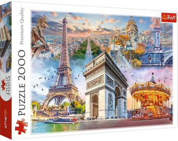 PUZZLE TREFL 2000 WEEKEND IN PARIS 