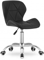 Scaun de birou Artool Avola rotativ piele ecologica negru 47.5x55.5x84.5 cm 