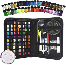 Set 129 piese pentru croitorie in husa eleganta un cadou perfect pentru pasionatii de croitorie 