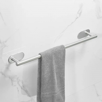 Suport confortabil din otel pentru prosop lungime 40 cm culoare Argintiu 