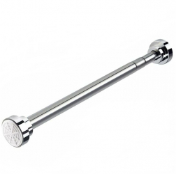 Bara telescopica pentru perdea 125-220 cm XL argintiu SCL01 